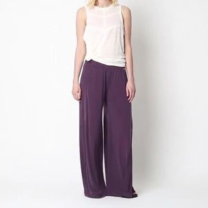 Sweaty Betty Peaceful Split Pants in Aubergine
